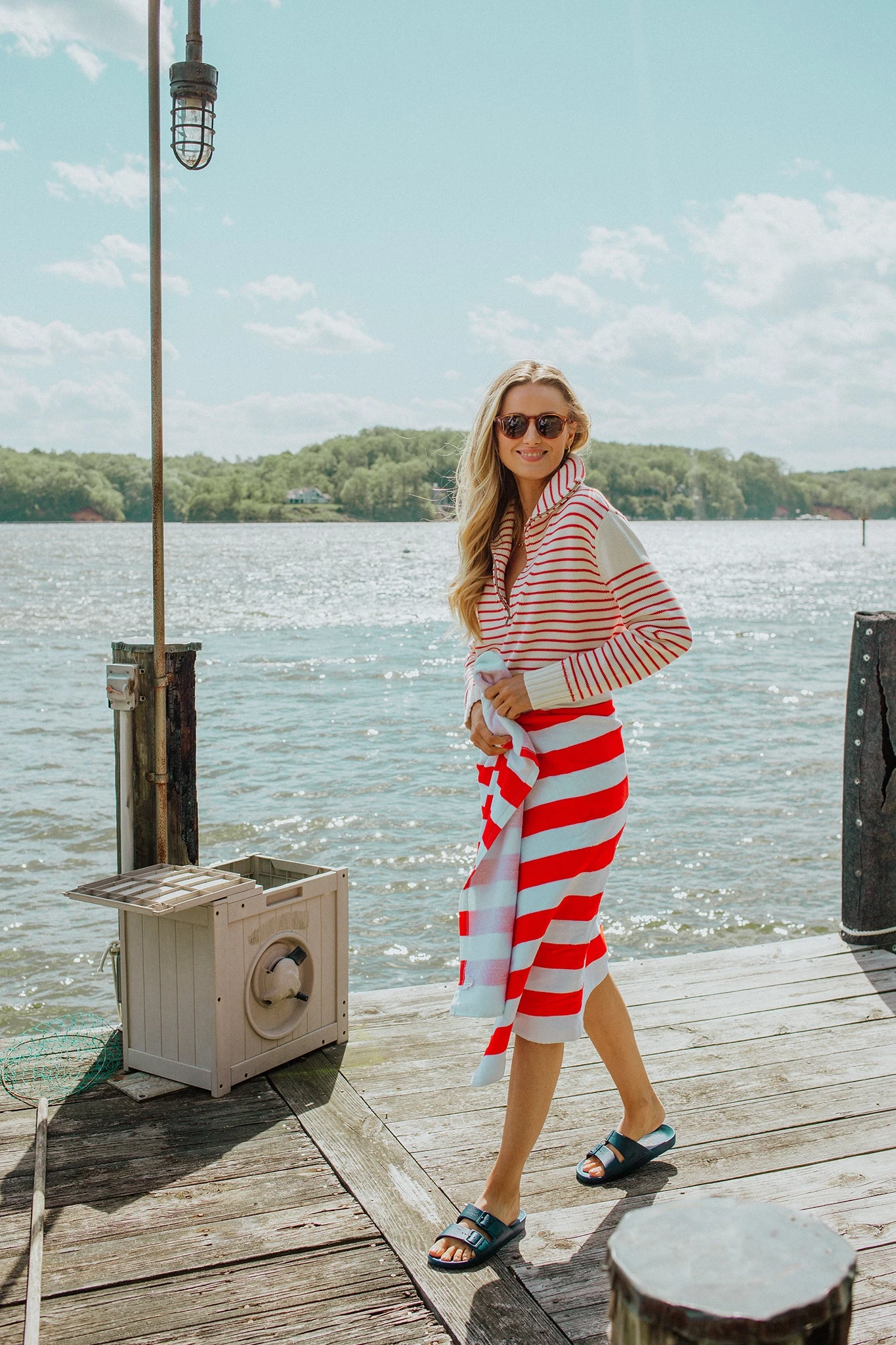 Freedom Moses Navy Moses Sandals 4 Freedom Moses Navy Moses Sandals - Image 2