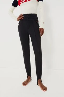 Black Aurora Skinny Stirrup Race Pant