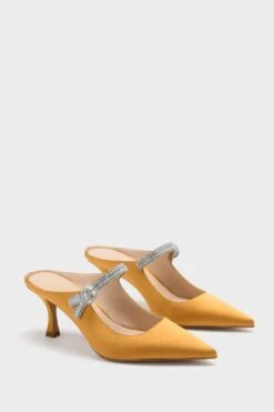 Marigold Satin Mae Heels 8 Marigold Satin Mae Heels -Urban Motion jJNOEQ9YN3jtWBlz1QEZWi8TYSUAZbqI 1