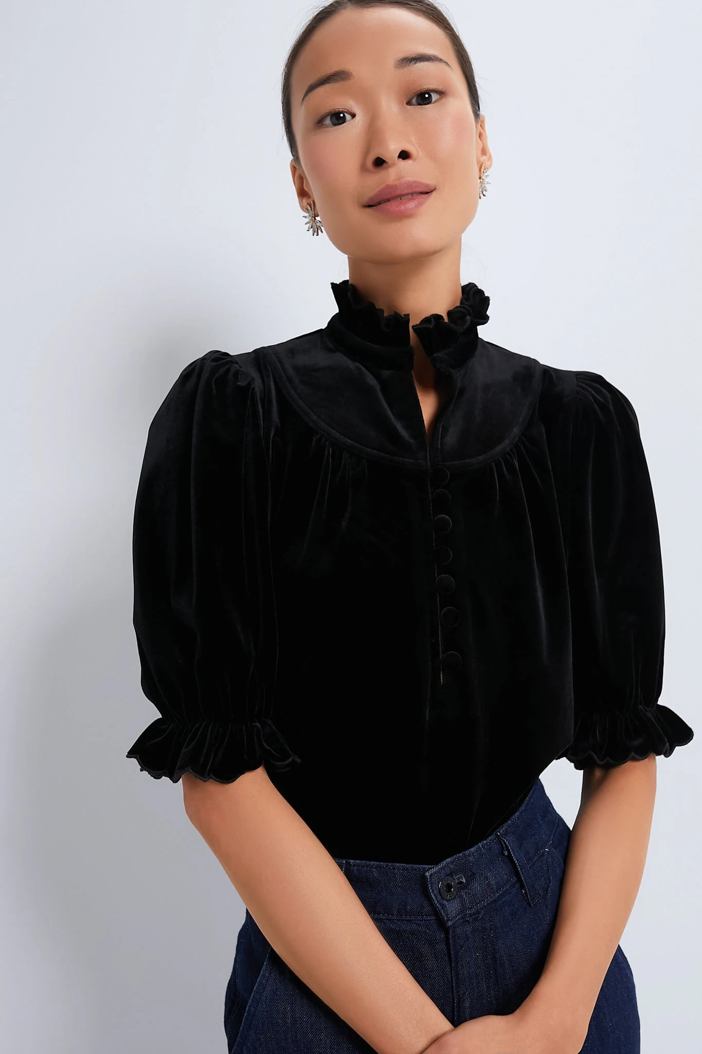 Black Velvet Selena Blouse 3 Black Velvet Selena Blouse