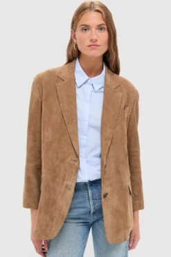 Weekend Max Mara Desert Rolanda Suede Jacket