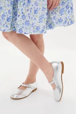 Silver Leather Girl Mary Jane Shoes 9 Silver Leather Girl Mary Jane Shoes -Urban Motion kmeNKE680k5ox6n9bMqxi6KC5EpdrHbp 1