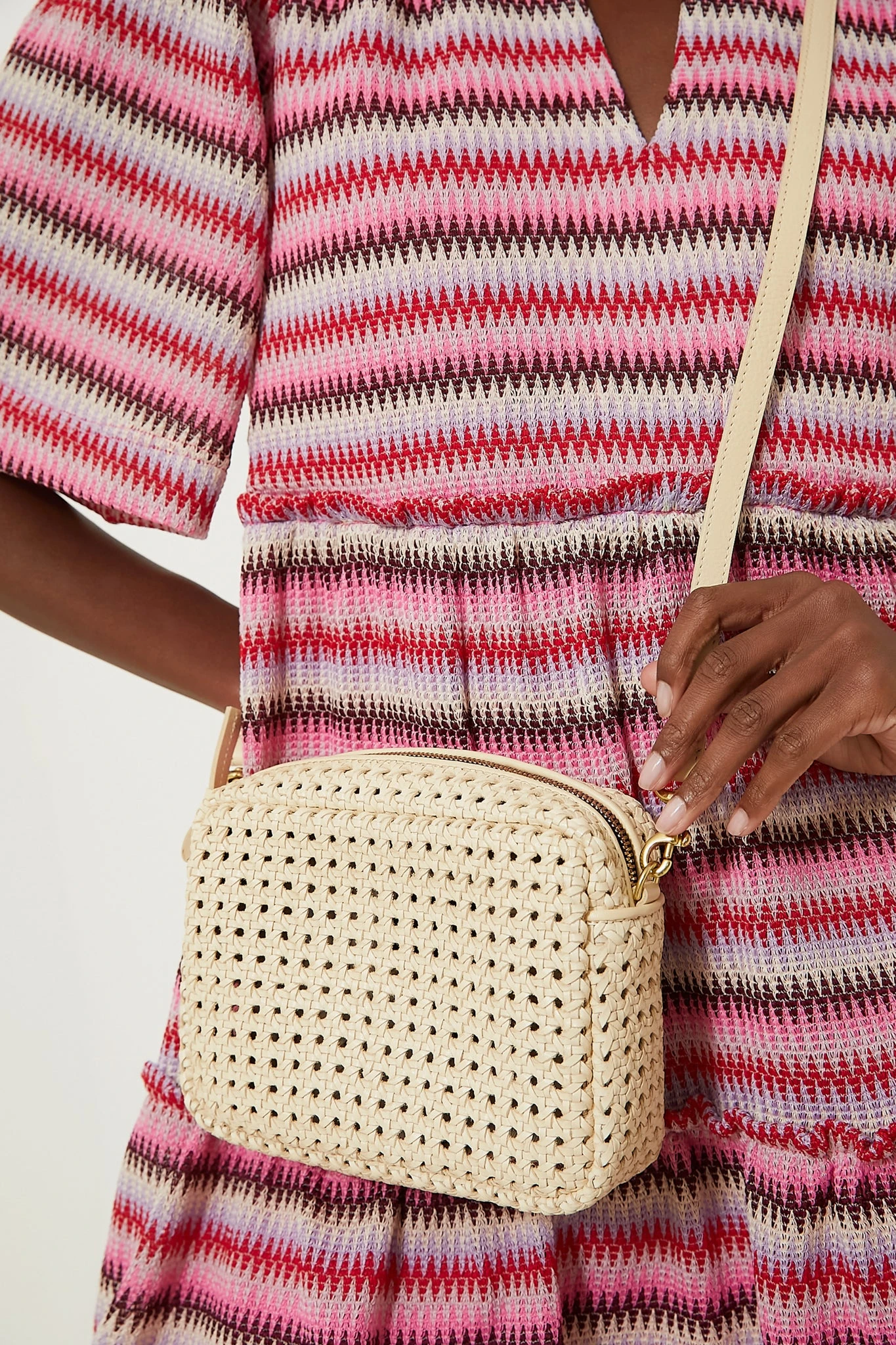 Cream Rattan Midi Sac 5 Cream Rattan Midi Sac - Image 3