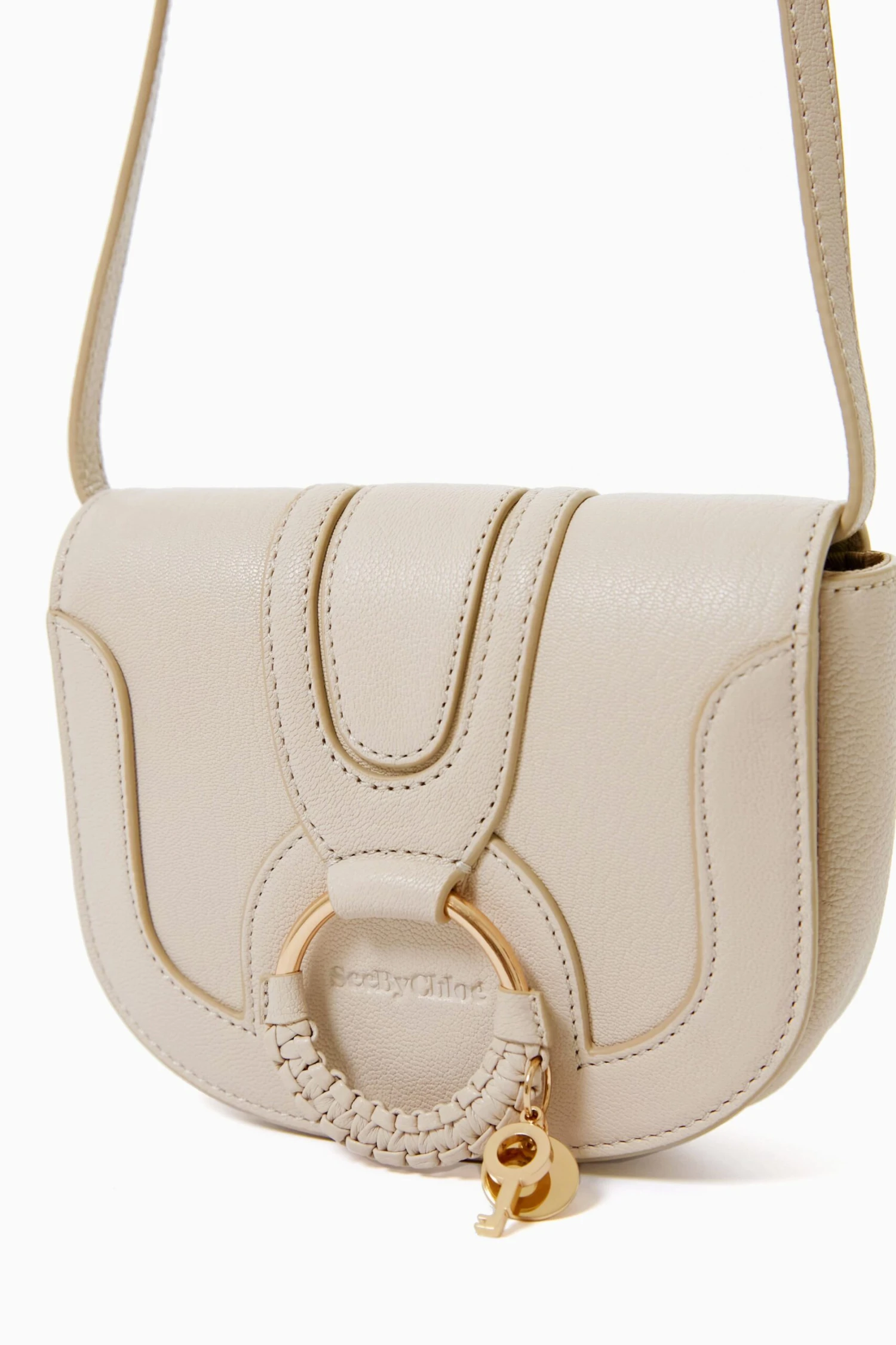 See By Chloé Cement Beige Leather Mini Hana Bag 5 See By Chloé Cement Beige Leather Mini Hana Bag - Image 3