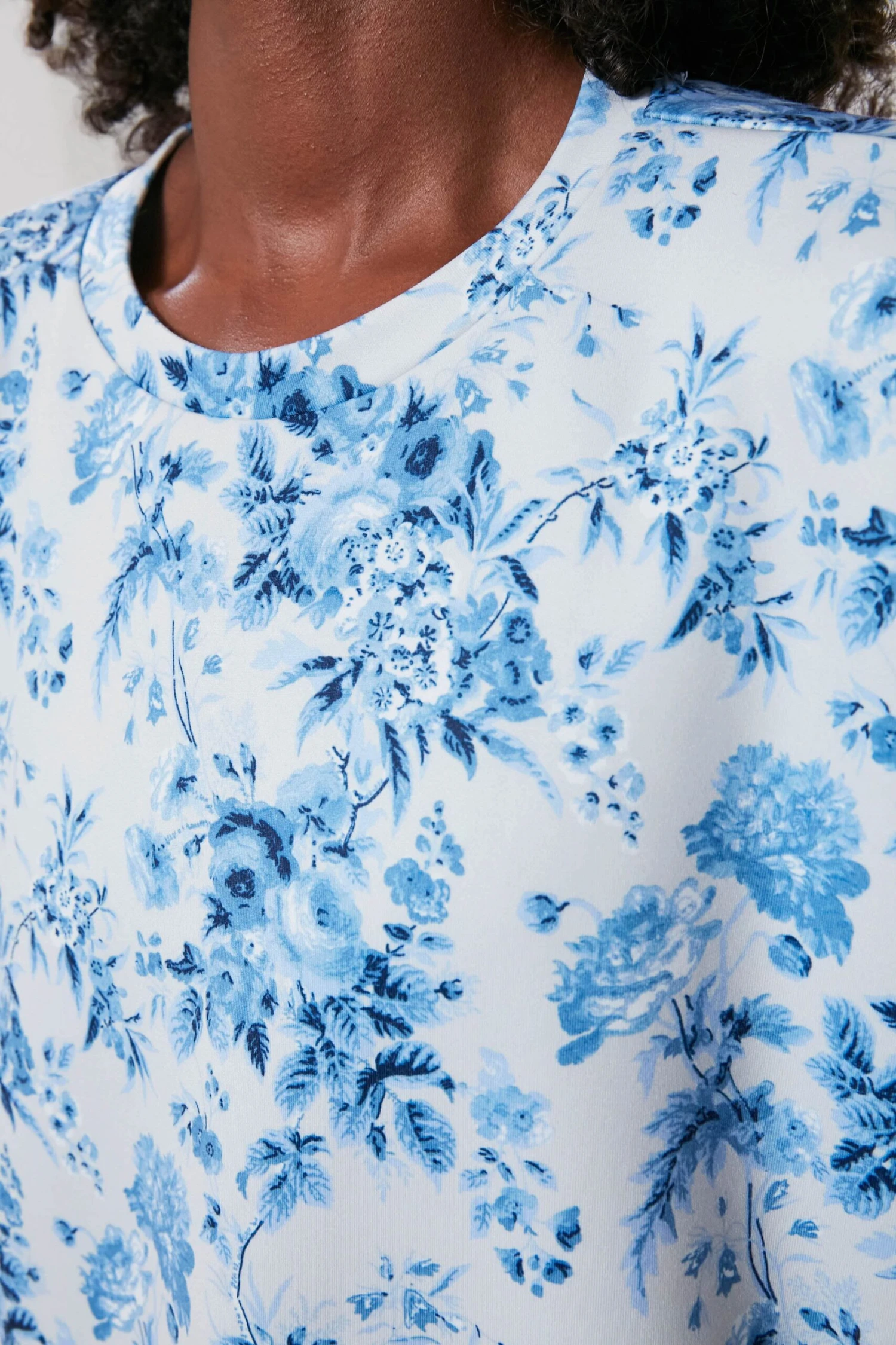 Blue Bouquet Ally Swing Sweatshirt 7 Blue Bouquet Ally Swing Sweatshirt - Image 5