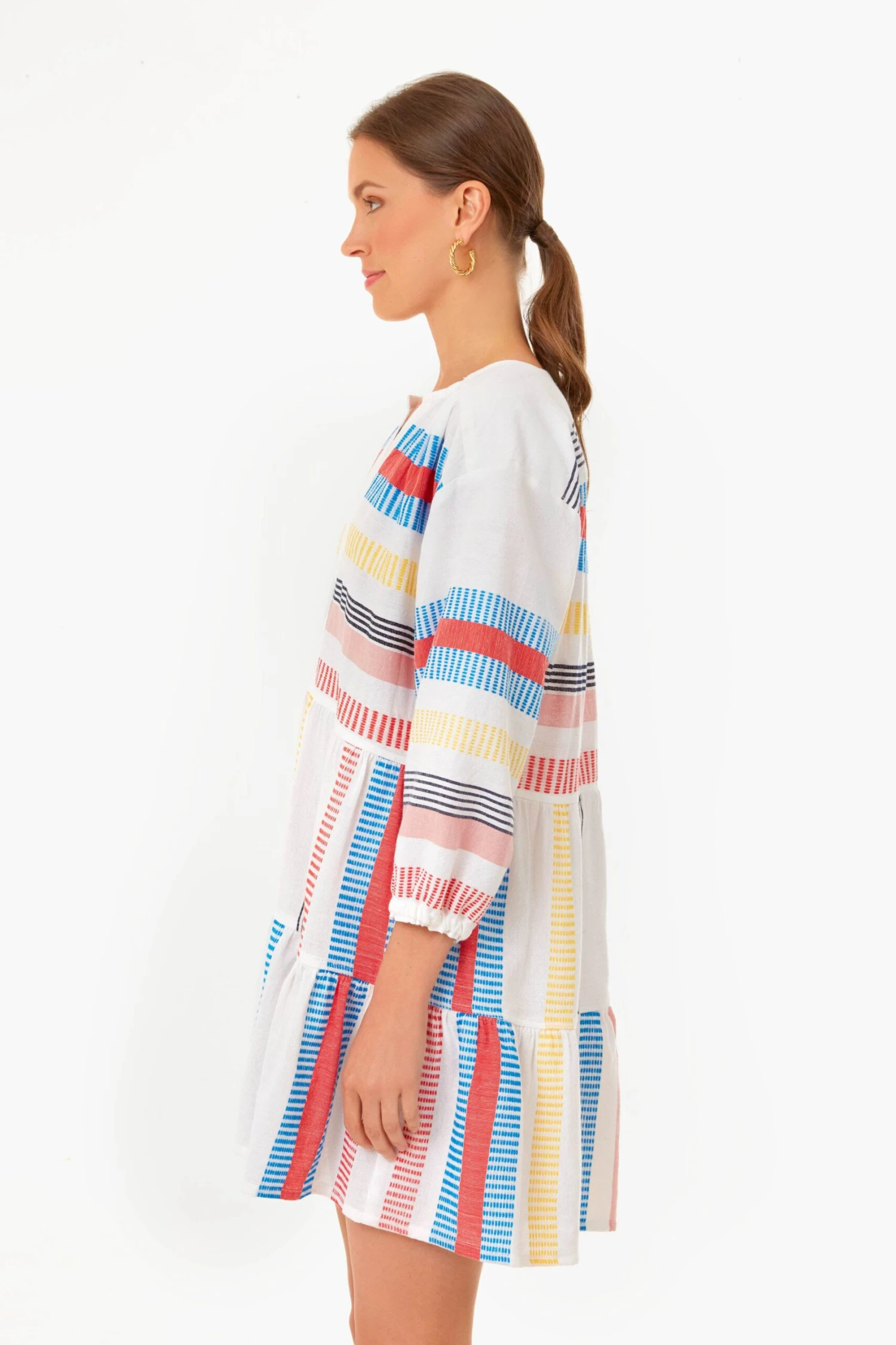 Stripe Fiesta Meseret Popover Dress 5 Stripe Fiesta Meseret Popover Dress - Image 3