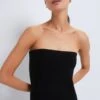 Black Cashmere Tube Top