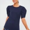 Navy Vesty Puff Sleeve Crewneck -Urban Motion mIlCQocKOgCYWyQGAGrXv1Kxz3F4bU8a 1