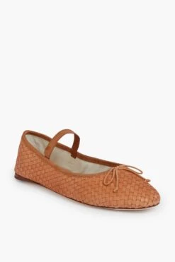 Loeffler Randall Honey Woven Leather Leonie Ballet Flat