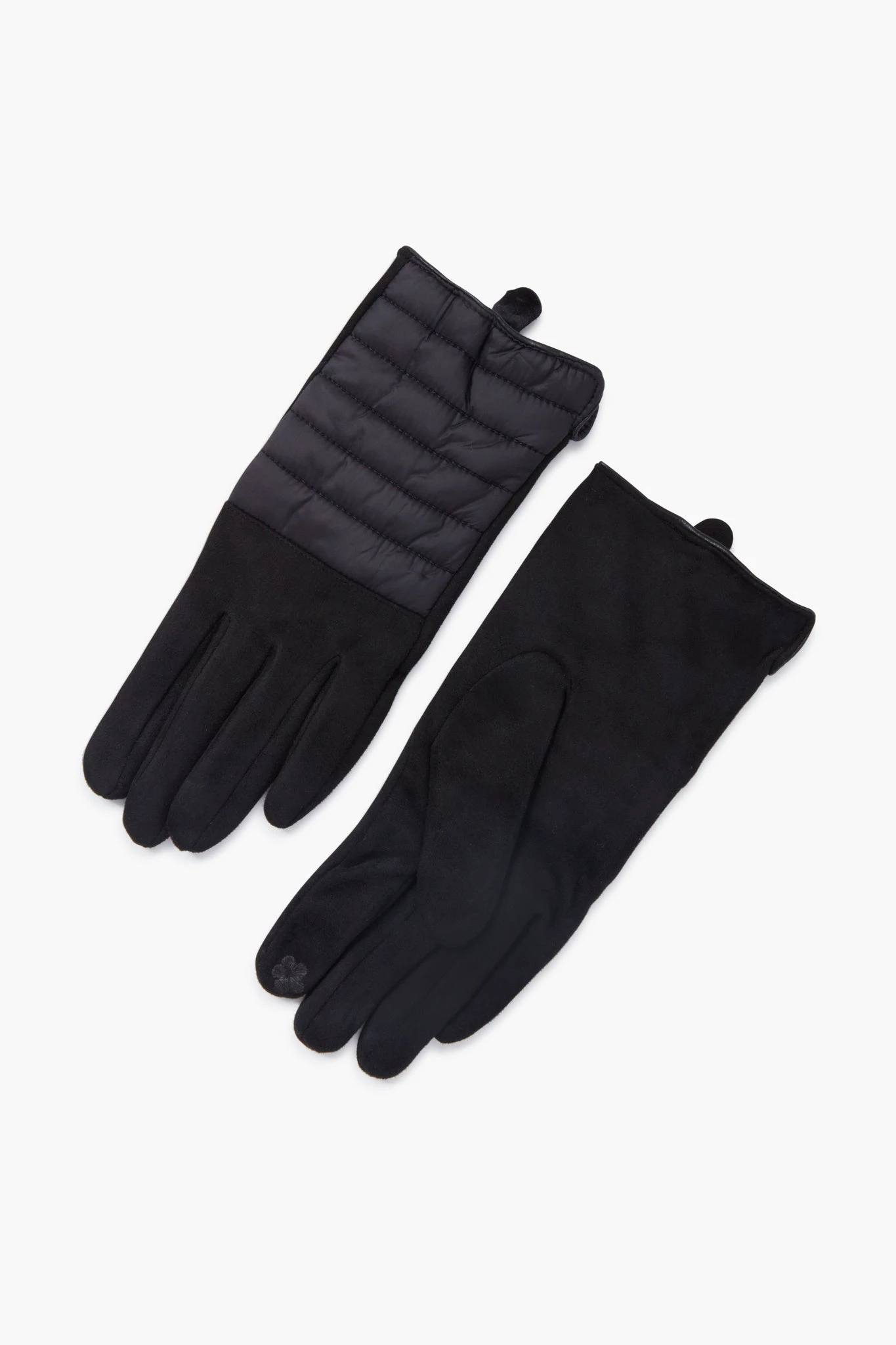 Black Puffer Gloves 3 Black Puffer Gloves