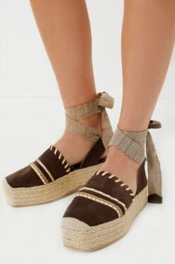 ULLA JOHNSON Dark Brown Stitch Detail Espadrilles 9 ULLA JOHNSON Dark Brown Stitch Detail Espadrilles -Urban Motion n9DglW8nAcvgAp5g9XpBiG6FcMZG0S0Y 1
