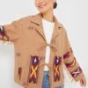 Tan Dune Western Blanket Jacket -Urban Motion nIc3j5up4rtYgcy8X6NKRIqZrW9A3UFO 1