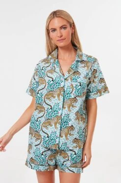 Mint Bagheera Leopard Short PJ Set -Urban Motion nWD2cEVrGStKSnQWQLkCIyjFbYswwB2E 1