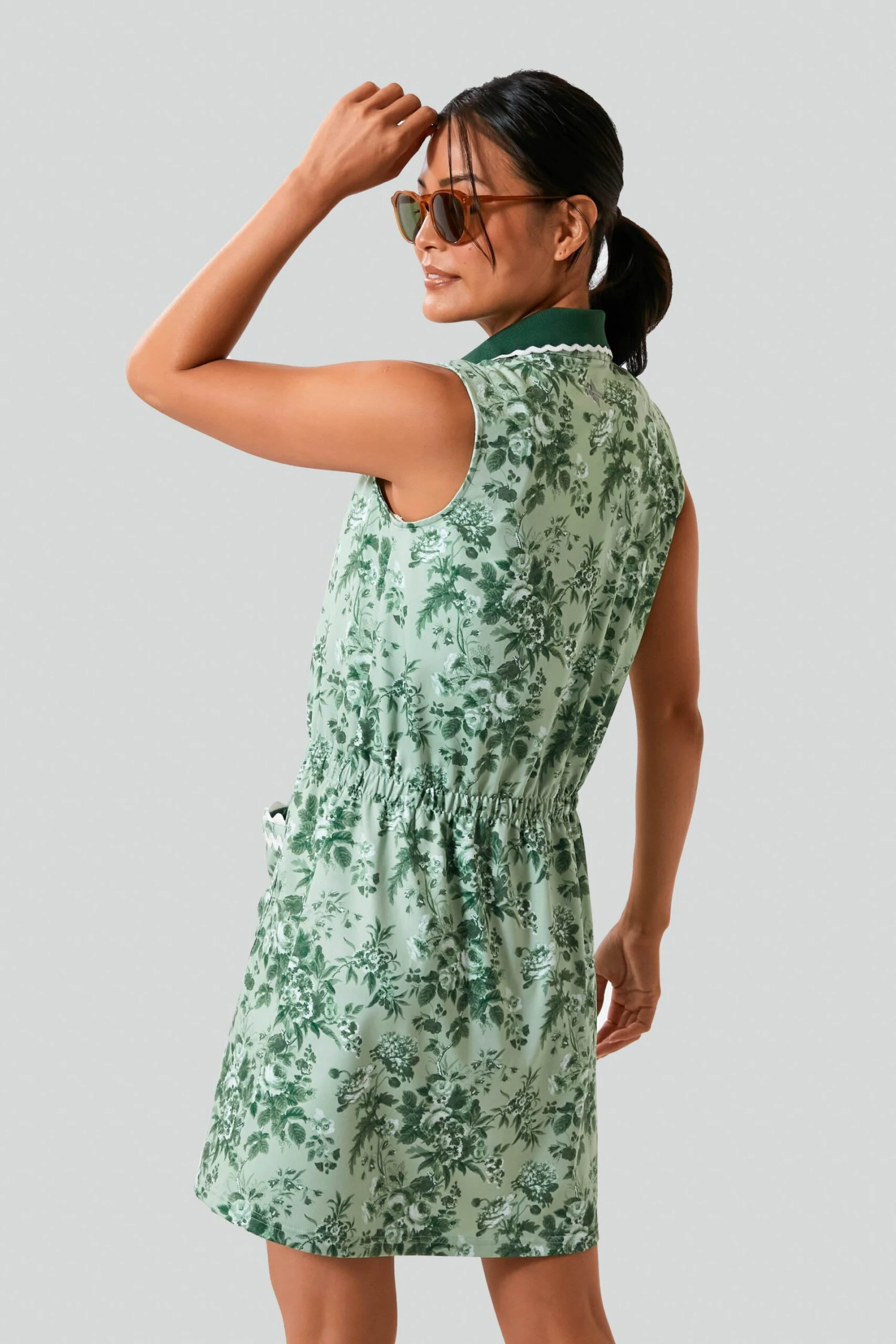 Green Bouquet Sleeveless Alcott Golf Dress 7 Green Bouquet Sleeveless Alcott Golf Dress - Image 5
