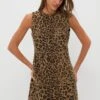 Leopard Brushed Wool Sleeveless Rhoda Dress 2 Leopard Brushed Wool Sleeveless Rhoda Dress -Urban Motion oBcaXCQnelj9vgJHXBIhERvbI80xc5V1 1