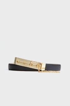 Black And Gold Tara Belt