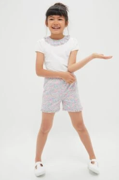 Pastel Floral Top & Short Set