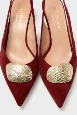 Merlot With Gold Mistly Slingback Heels -Urban Motion oq8iEY26GKW8VbIWinr1rJLLSAc6d1Z4 1