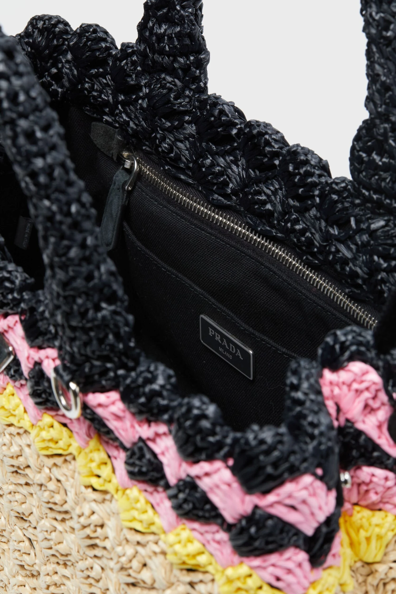 Prada Raffia Canapa Tote Bag 8 Prada Raffia Canapa Tote Bag - Image 6