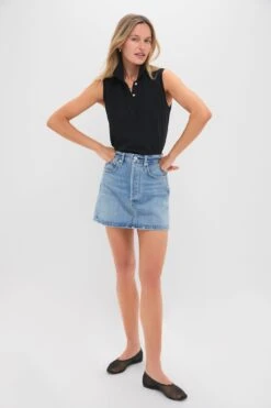 Black Pique Sleeveless Ruffle Margaret Polo 13 Black Pique Sleeveless Ruffle Margaret Polo -Urban Motion owhCFIKaGzrPU7EKh08zxQqdV1UPO8Fe 1