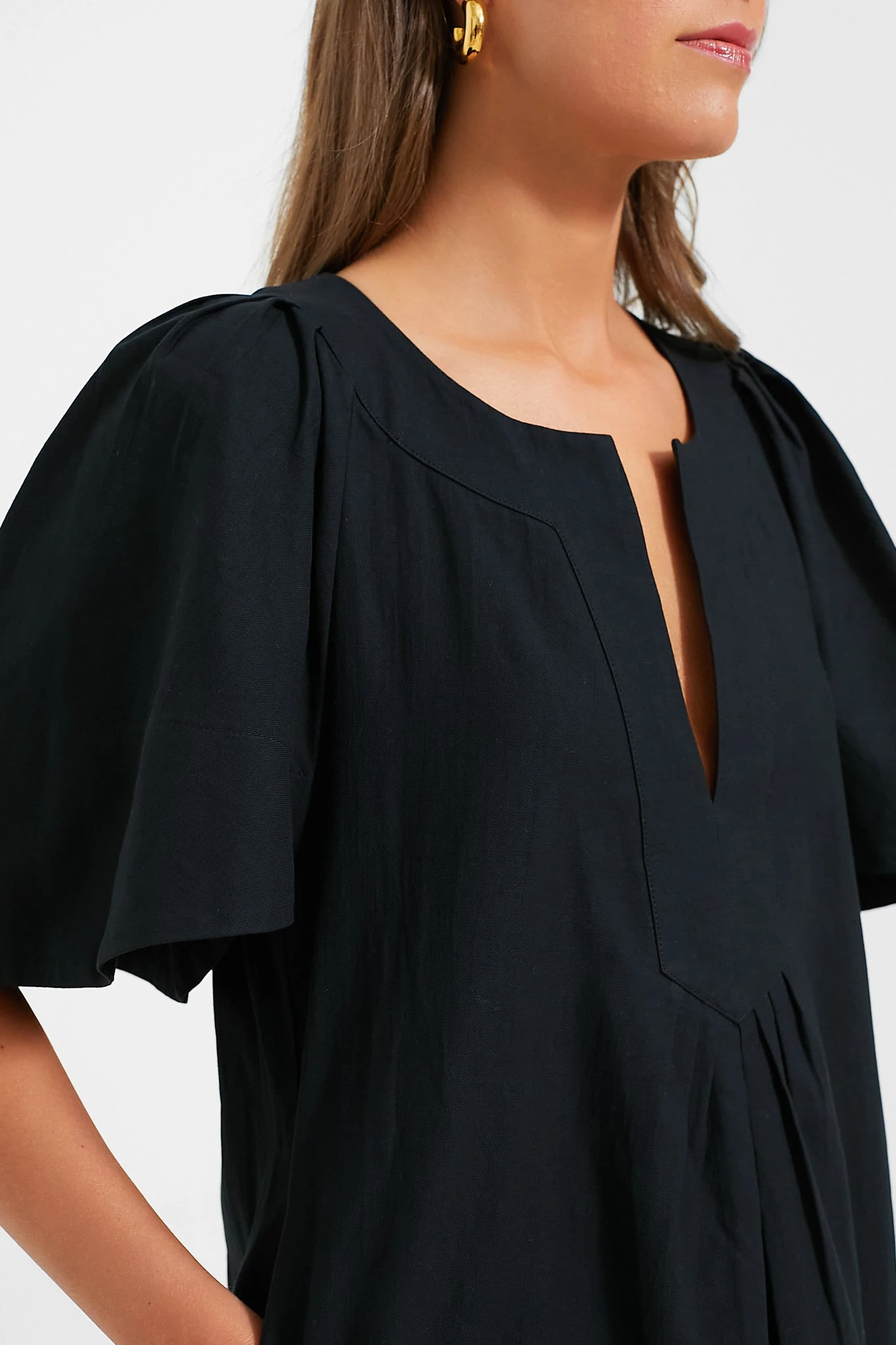 Black Finley Flutter Sleeve Maxi Dress 7 Black Finley Flutter Sleeve Maxi Dress - Image 5