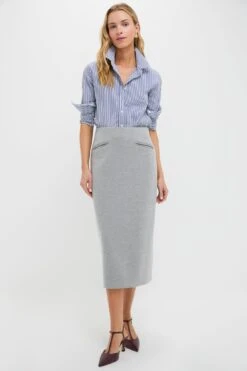 Gray Herringbone Rosewell Midi Skirt 13 Gray Herringbone Rosewell Midi Skirt -Urban Motion p3Ncb51gOxCdPuXzEzjlZgBS0ckpSEJt 1