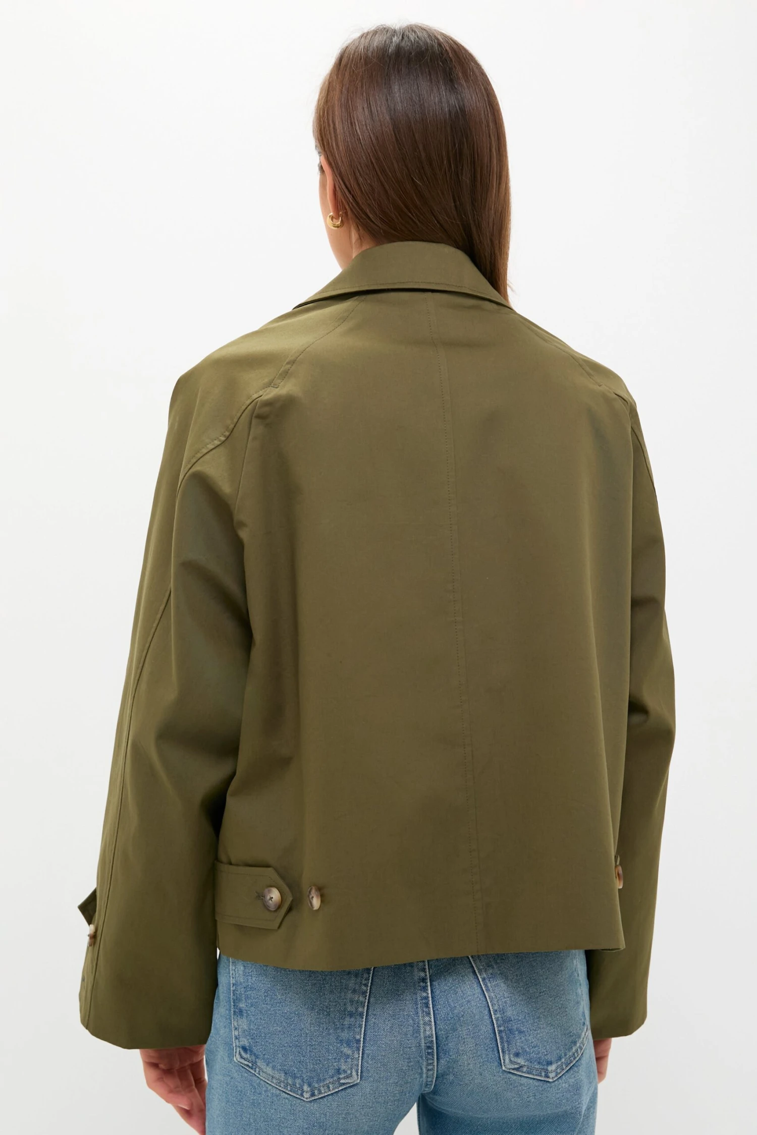 Olive Drew Short Trench Coat 6 Olive Drew Short Trench Coat - Image 4