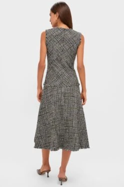 Erdem Dark Olive Sleeveless Midi Dress -Urban Motion pl5jhFTHKAKEXqbKly4yrQ3jU15i3prU 1