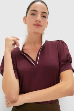 Winetasting Puff Sleeve Performance Jersey Caroline Polo -Urban Motion rQQeDuzURkrbL9XSlfpnFsvJqCZCWu41 1