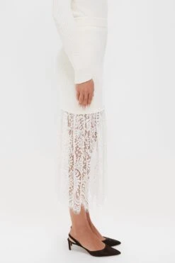 Cream Knit Kori Midi Skirt -Urban Motion rRYX8XUb4TkAQdvxeblXlb2Ji1jtK7rz 1