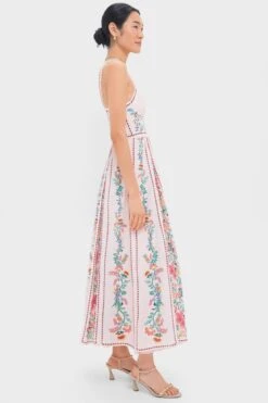 Farm Rio Delicate Forest Pink Maxi Dress -Urban Motion rvIWzpltvTpaLqngJMqIlxHUFntny9uS 1