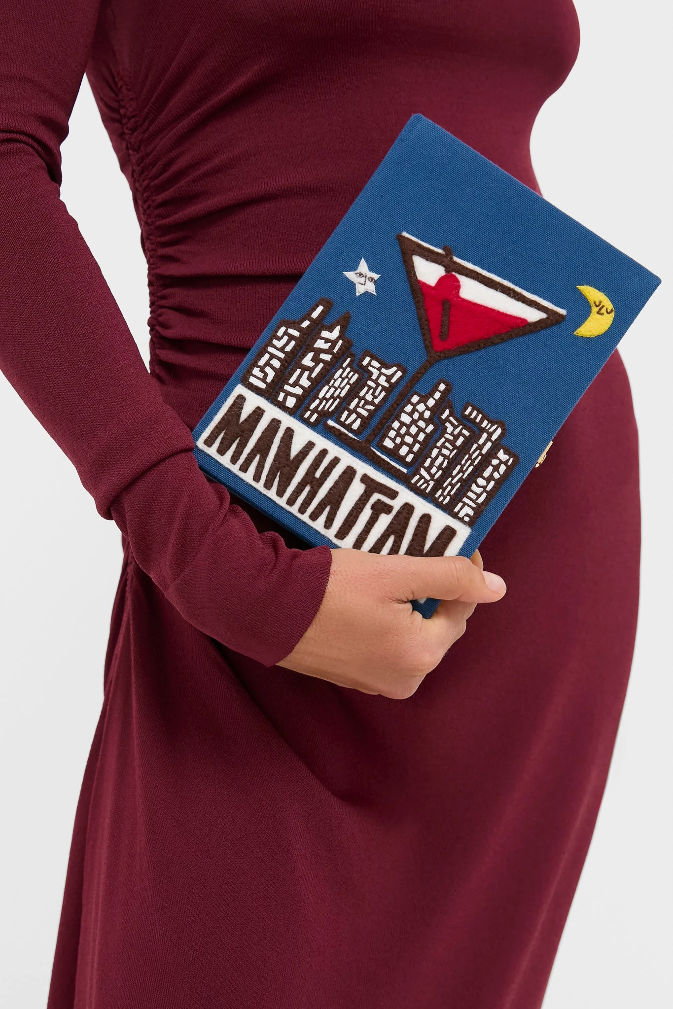 Indigo Latim Manhattan Cocktail Book Clutch 4 Indigo Latim Manhattan Cocktail Book Clutch - Image 2