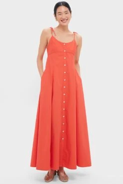 Persimmon High Garden Maxi Dress