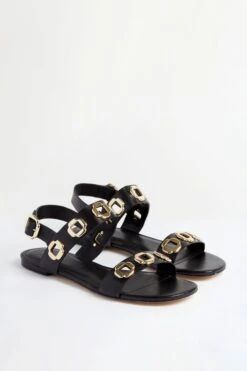 Black Leather Milan Flat Sandals -Urban Motion siqQoh7IJe0DB7WnPyBYMucGdcaqQhq3 1 062612a7 5b46 40ba a236 d6f547e6c739