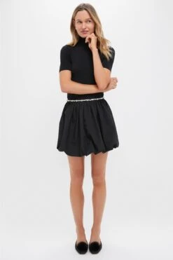 Black Taffeta Embellished Camila Mini Skirt -Urban Motion srkI8JCKDVqdwq4qWbSuqT9T94dNUfOP 1