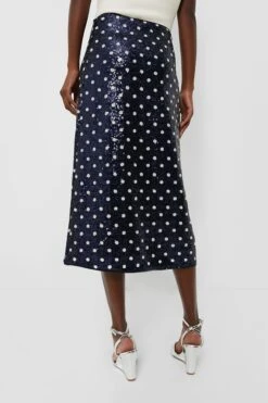 Baum Und Pferdgarten Navy Dotted Sequence Jily Skirt -Urban Motion ssDHlIIbp72g9ZI2iKavYCH9Amf6l1WG 1