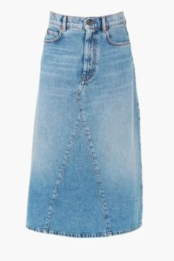 Weekend Max Mara Denim Fiordi Skirt