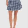 Navy Gingham 16 Inch Performance Seersucker Park Golf Skirt -Urban Motion uM6ca8TttFHF8jxQvI1iz7H62jeKfn45 1