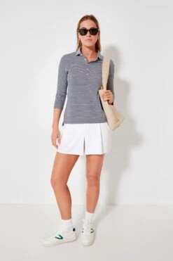 Navy And White Three Quarter Sleeve Polo 13 Navy And White Three Quarter Sleeve Polo -Urban Motion uNa3qGwdy1EEN5sYniOu4TMy9iFyqAcn 1