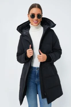 Canada Goose Black Noir Black Disc Shelburne Parka