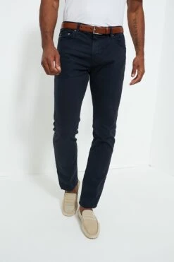 AG Jeans The Graduate In New Navy Sueded Twill (32" Inseam)