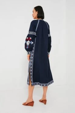Exclusive Navy Shaina Embroidery Long Sleeve Dress -Urban Motion v8APfCPJnMav5z6QxIxgRXilhneUPrDY 1