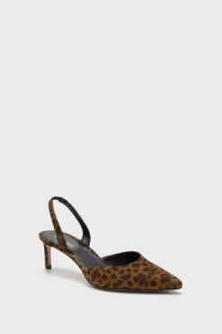 Veronica Beard Leopard Caroline Heels