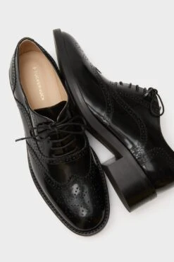 Black Leather Brogue Oxford Shoes 12 Black Leather Brogue Oxford Shoes -Urban Motion vnssILgwJP4aKa0CX1Z0dfPkK1nEib36 1
