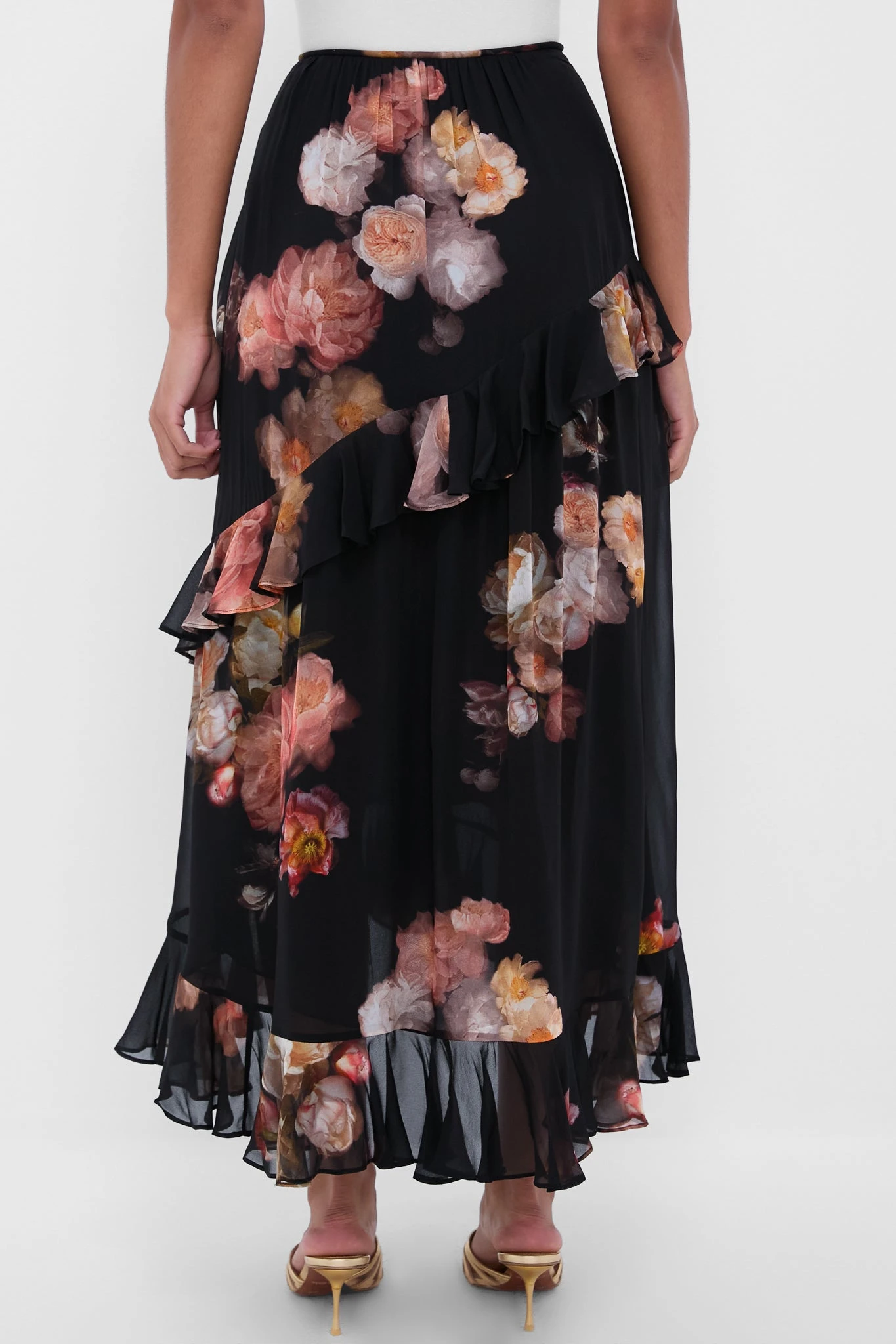 Zimmermann Russet Floral Hypnotic Asymmetric Midi Skirt 6 Zimmermann Russet Floral Hypnotic Asymmetric Midi Skirt - Image 4