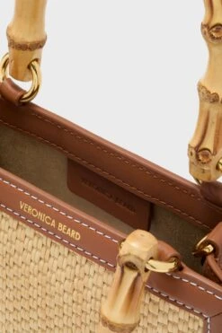 Veronica Beard Beige And Hazelwood Small Raffia Bamboo Shopper -Urban Motion wQ5y5F89eSWyC7j3etDDHn7pTkMMeUKh 1