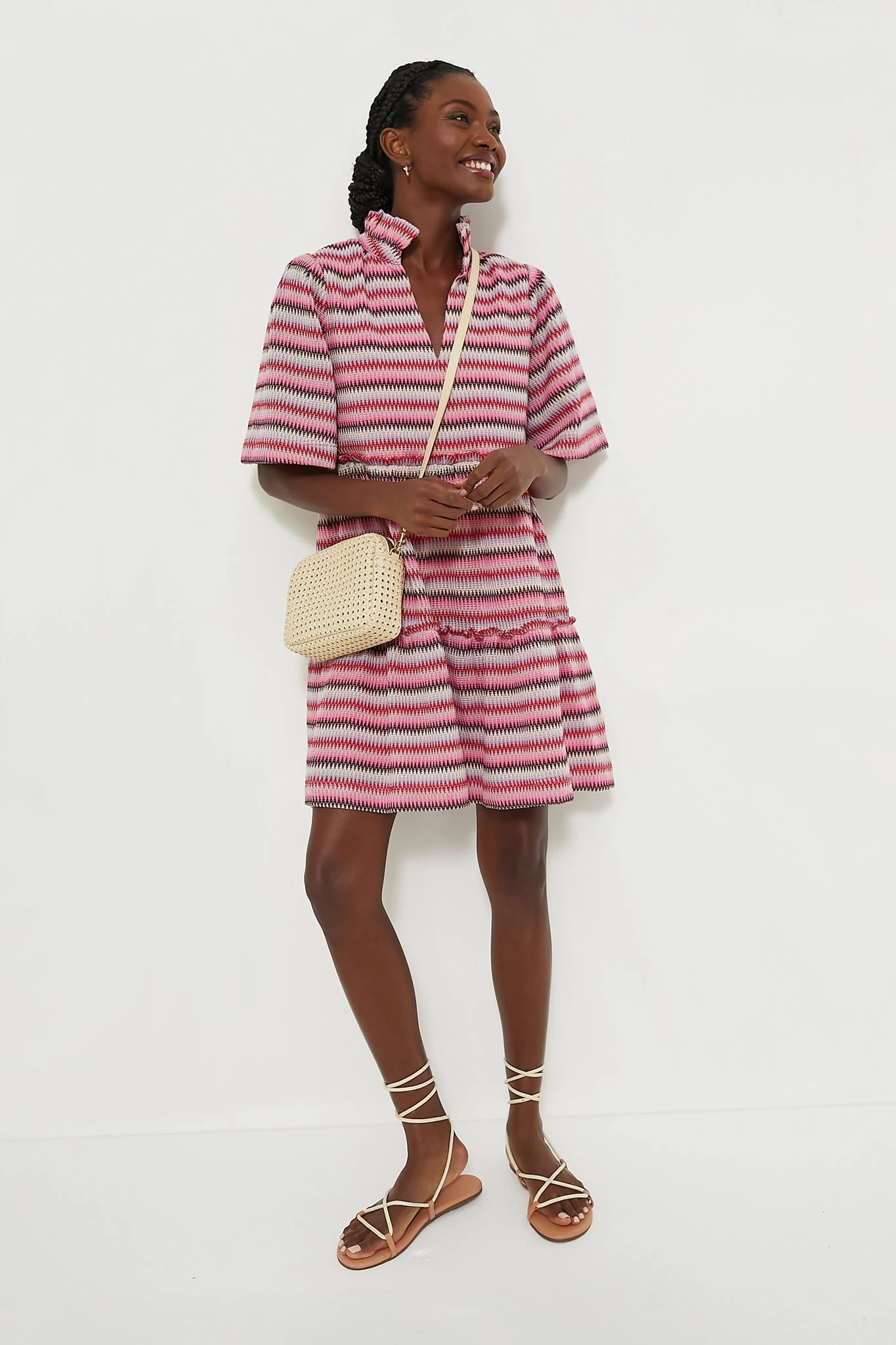 Cream Rattan Midi Sac 4 Cream Rattan Midi Sac - Image 2