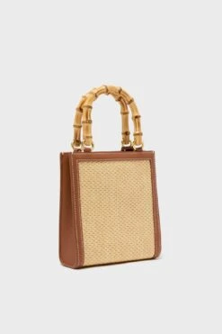 Veronica Beard Beige And Hazelwood Small Raffia Bamboo Shopper -Urban Motion xdu1KdlvRPnXl3c8puwj5rywnPWZU2v2 1