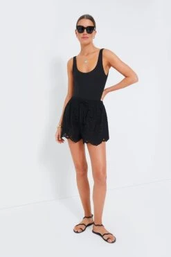 Tangier Border Embroidered Nero Jasper Shorts -Urban Motion xvt80MKLC5Sm8qhDNE9q49W4oGvgulMk 1