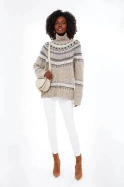 Oatmeal Combo Apres Ski Fairisle Turtleneck -Urban Motion xyXXqbGh1UOTYqfMA6TqB3VW6gHo3p6A 1